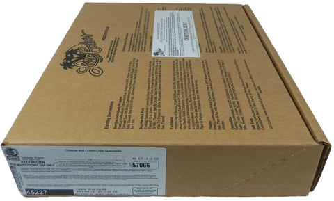 Cabo Primo Cheese and Green Chile Quesadilla, 4.4 Ounce -- 48 per case.