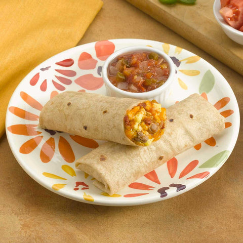 Los Cabos 3 Cheese Egg Pork Sausage Burrito, 4 Ounce -- 48 per case