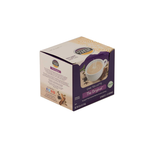 Oregon Chai Original Chai Tea Latte Mix - 1 oz. single serve packet, 144 packets per case