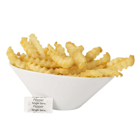 Single Serv Flat Pepper Packet, 0.1 Gram -- 6000 per case.