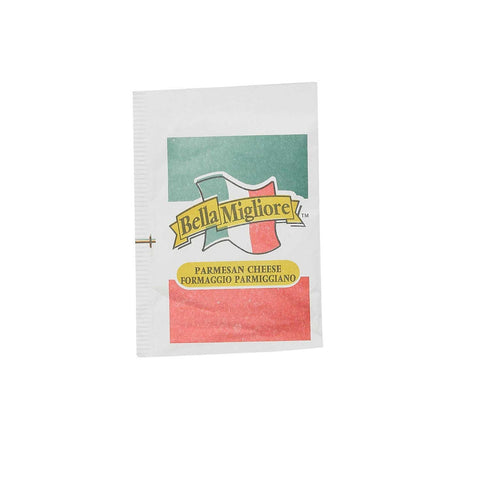 Bella Migliore Parmesan Cheese Packets, 3.5 Gram -- 200 per case.