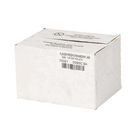 Flavor Fresh Strawberry Jam Pouch, 0.5 Ounce -- 200 per case.
