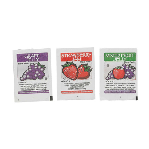 Flavor Fresh Assortment Number 22 Jelly Cup, 0.5 Ounce -- 200 per case.