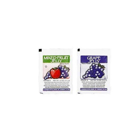 Flavor Fresh Assorted Jelly Bowls, 0.5 Ounce -- 200 per case