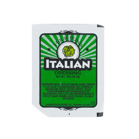 House Blend Low Sodium Italian Dressing Cup, 1 Ounce -- 100 per case.
