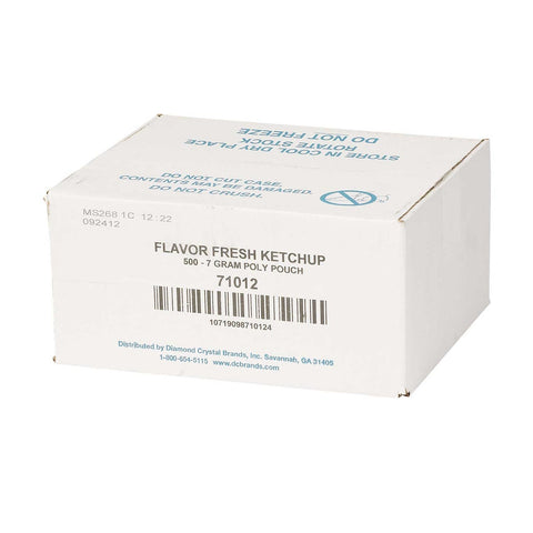 Flavor Fresh Ketchup Pouch, 7 Gram -- 500 per case.