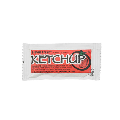 Flavor Fresh Ketchup Pouch, 7 Gram -- 1000 per case.
