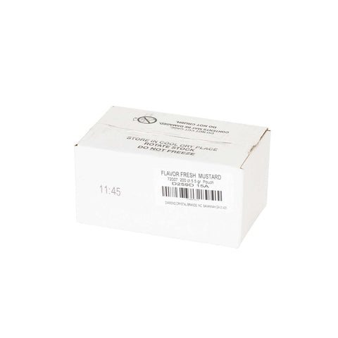 Flavor Fresh Mustard Pouch, 5.5 Gram -- 200 per case.