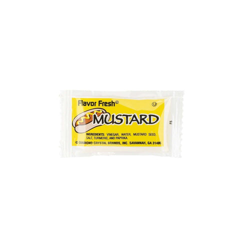 Flavor Fresh Mustard Pouch, 5.5 Gram -- 200 per case.