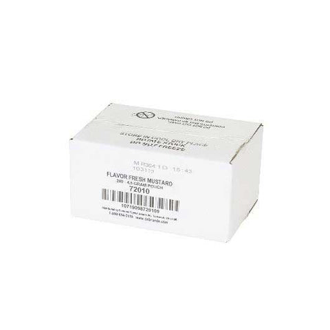 Flavor Fresh Yellow Mustard, 4.5 Gram Pouch -- 200 per case
