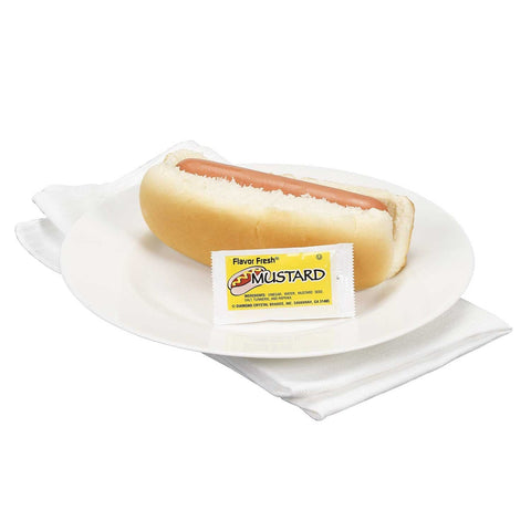 Flavor Fresh Mustard Pouch, 4.5 Gram -- 500 per case.