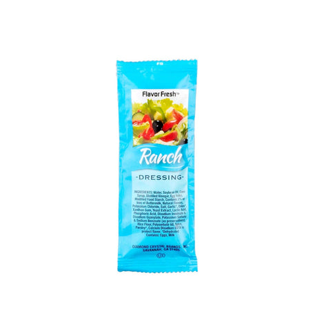 Flavor Fresh Ranch Dressing Pouch, 12 Gram -- 200 per case.