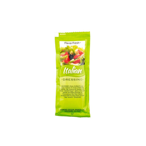 Flavor Fresh Fat Free Italian Dressing Pouch, 12 Gram -- 200 per case.