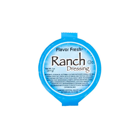 Flavor Fresh Ranch Dressing Cups, 1 Ounce -- 100 per case.