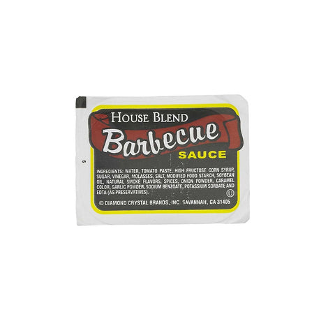 House Blend Barbeque Sauce Cup, 1 Ounce -- 100 per case.