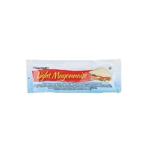 Flavor Fresh Reduced Fat Light Mayonnaise Pouch, 12 Gram -- 200 per case.