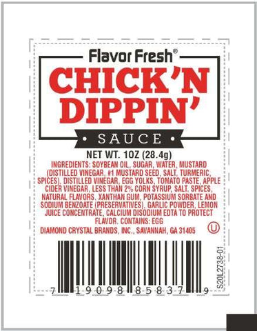 Flavor Fresh Chicken Dipping Sauce, 1 Ounce -- 100 per case