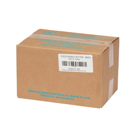 Poco Pac Peanut Butter, 0.75 Ounce Pouch -- 200 per case.