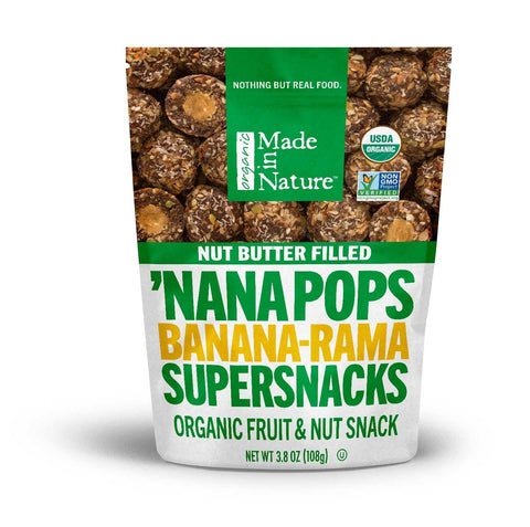 Made in Nature Nana Pops Banana Rama Supersnacks, 3.8 Ounce -- 6 per case