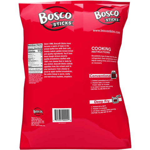 Bosco Stuffed Mozzarella Cheese Breadstick, 3.25 Pound -- 4 per case.