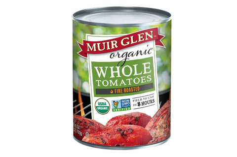 Muir Glen Organic Fire Roasted Whole Tomato, 28 Ounce -- 12 per case.