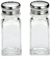 Tablecraft Square Salt and Pepper Shaker, 2 Ounce -- 24 per case