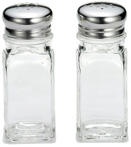 Tablecraft Square Salt and Pepper Shaker, 2 Ounce -- 24 per case