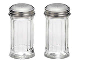Tablecraft Fluted Glass Salt and Pepper Shaker, 2 Ounce -- 24 per case