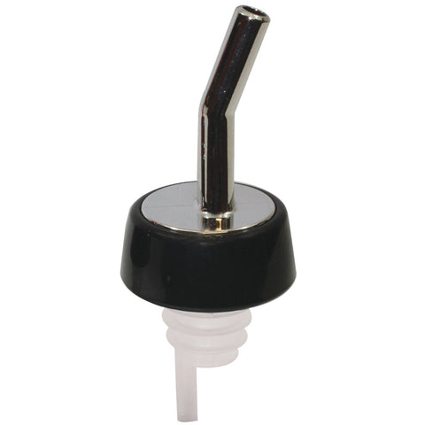 Tablecraft Plastic Whiskey Pourer with Black Collar -- 12 per case