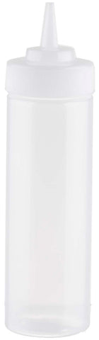 Tablecraft Widemouth Natural Squeeze Bottle Dispenser, 12 Ounce -- 12 per case