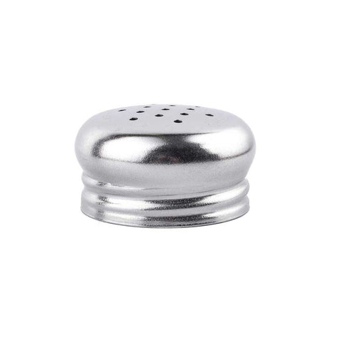 Tablecraft Square Stainless Steel Top Glass Salt and Pepper Shaker, 2 Ounce -- 72 per case