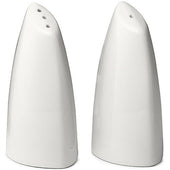Tablecraft Porcelain Slanted Salt and Pepper Shaker, 2 Ounce -- 6 per case
