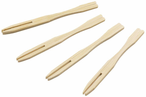 Tablecraft Bamboo Fork Pick, 3.5 inch -- 12 per case