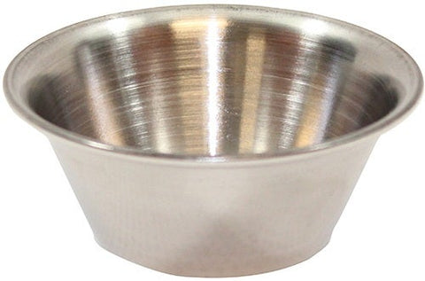 Tablecraft Stainless Steel Sauce Cup, 2 Ounce - 18 count per pack -- 4 packs per case