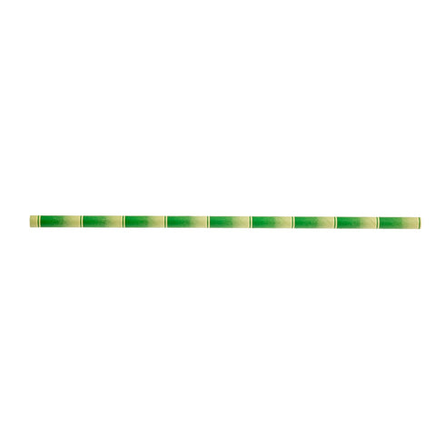 Tablecraft Individually Wrapped Bamboo Design Paper Straw, 7.75 inch -- 500 per case