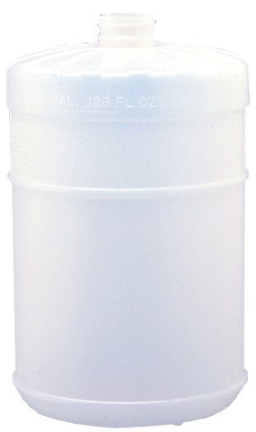 Impact Products Natural Flat Top Jug, 6 1/4 inch Dia x 10 1/8 inch Height -- 24 per case.