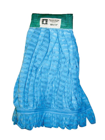 Impact Products Microfiber Blue Medium Heavy Weight Tube Wet Mop, 16.5 inch Length x 9.25 inch Width x 13.25 inch Height -- 12 per case.