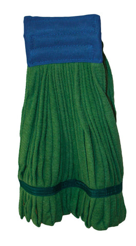 Impact Products Green Large Microfiber Heavy Weight Tube Wet Mop, 17 x 13.38 x 12 inch -- 12 per case.