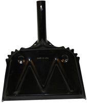 Impact Black Metal Dust Pan, 12 inch -- 12 per case.