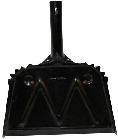 Impact Black Metal Dust Pan, 12 inch -- 12 per case.