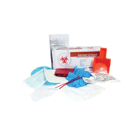 Impact Products Bloodborne Pathogen Kit with Disinfectant, 8 1/2 inch Width x 8 1/2 inch Height x 3 inch Depth -- 6 per case.