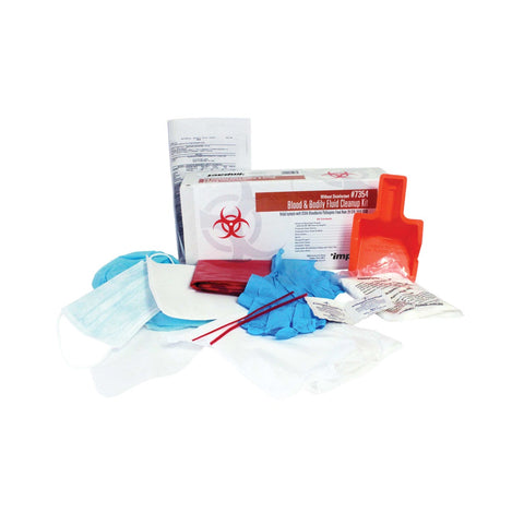 Impact Products Bloodborne Pathogen Kit without Disinfectant, 12 inch Width x 6 inch Height x 3 inch Depth -- 6 per case.