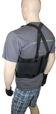 Impact Standard Small Back Support with Suspender -- 10 per case