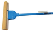 Impact Products Tan Roller Squeeze Mop with Blue Metal Handle, 56 1/2 inch Height x 12 3/4 inch Width -- 6 per case.