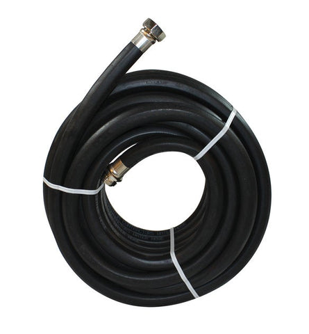 Impact Products Black Heavy Duty Industrial Rubber Hose, 5/8 inch Inner Dia x 0.50 feet Length.