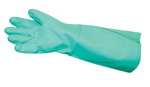 Pro-Guard Green Unlined Large Long Sleeve Nitrile Gloves