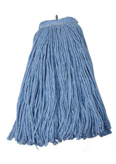 Impact Products Layflat Blue Regular Screw Type Cut End Blend Wet Mop Head, 24 Ounce -- 12 per case.