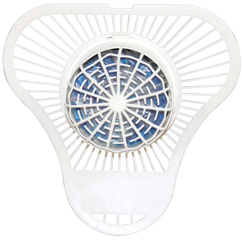 Impact Deodorized Urinal Screen with Blue Dye Green Apple Parafree -- 12 per case.