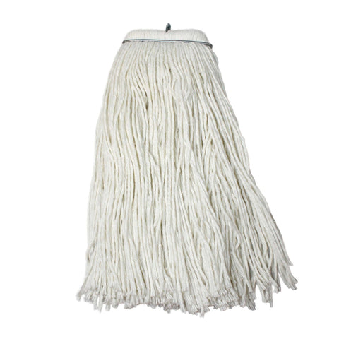 Impact Products Layflat Rayon White Screw Type Cut End Wet Mop Head, 32 Ounce -- 12 per case.