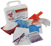 Pro-Guard Bloodborne Pathogen Kit with Heavy Duty Plastic Case -- 6 per case.